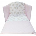 Completo Piumone Billo e Pallina 3 Pezzi Sfilabile Amour Rosa