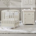 Set Erbesi Charly Bianco Tortora con Materasso