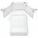 Completo Piumone Erbesi Cuori Bianco