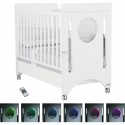 Lettino LED Micuna Baby Balance Bianco con Cassetto