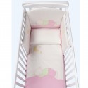 Mibb Completo Piumone Sfilabile Nuvoletta Rosa