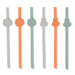 Chicco Cannucce in silicone - 6pcs 12M+ 