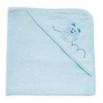 Accappatoio Chicco Quadrato In Spugna Topolino 0m+ Azzurro