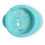 Piatto Pappa Calda Chicco Warmy Plate Azzurro