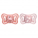 Succhietto Chicco Physio Forma Light Silicone 2 pz Rosa 6-16 m