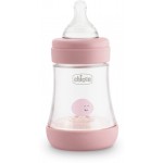 Biberon Chicco Perfect 5 Flusso Lento 150ml Rosa