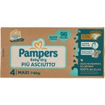 Pannolini Pampers Baby Dry Maxi 7-18 Kg Misura 4 (96 pz)