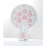 Portafoto LeBebé Albero Tondo Rosa