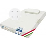 Kiby Materasso e Cuscino Culla Cosleeping 83x50x8 cm in Aloe Vera OEKO-TEX & CERTIPUR