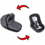 Navetta Trasformabile in Seggiolino Auto Jane I-Matrix Jet Black