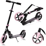Lionelo Monopattino Luca Black Carbon Pink