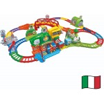 VTech Vroom Vroom Go - Avventure in Treno, Pista Trenino Elettrico con Ostacoli 1-5 anni