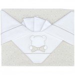 Set Lenzuola Andy & Helen per Maxi Culla Ricamato D67 3 pz Beige