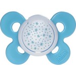 Succhietto Chicco Physio Comfort Night Silicone Azzurro 16-36 m 