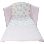 Completo Piumone Billo e Pallina 3 Pezzi Sfilabile Amour Rosa