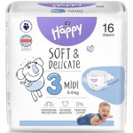 Pannolini Happy 3 Midi 5-9 Kg (16 pz)