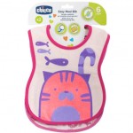 Set Bavaglini Chicco Easy Meal Bib 2pz Rosa