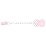 Clip Chicco Con Catenella Rosa
