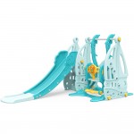 Scivolo Moni Garden Slide and Swing Coco Blue