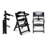 Innovaciones Ms Seggiolone Evolutivo Pieghevole Full Plus Nero con Cuscino Grigio