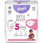 Pannolini Happy 5 Junior 11-18 Kg (12 pz)