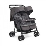 Joie Passeggino Gemellare Aire Twin Dark Pewter con Parapioggia