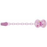 Clip Chicco Con Catenella Pink Power Rosa