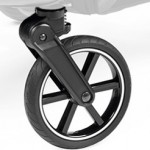 Ruota Anteriore Sinistra Peg Perego per Veloce Nero