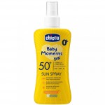 Latte Solare Spray Chicco SPF 50+ 150 ml
