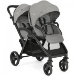 Passeggino Gemellare Joie Evalite Duo Pebble con Parapioggia OUTLET