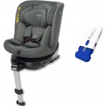 Seggiolino Auto Foppapedretti Girevole a 360 Iturn i-Size da 40-150 cm Grey + Dispositivo Antiabbandono OMAGGIO