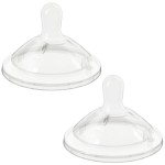 Set 2 Tettarella Chicco Step Up NaturalFeeling 6m+ Flusso Pappa