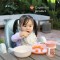 Set Ciotola e Piatto Piano Chicco Rosa 12m+
