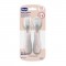 Set Posate Chicco Metal Cutlery in Acciaio 18M+ Rosa