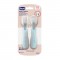 Set Posate Chicco Metal Cutlery in Acciaio 18M+ Azzurro
