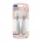 Set Posate Chicco Metal Cutlery in Acciaio 18M+ Grigio