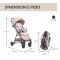 Passeggino Chicco Taormina Blush 0m+ Portata 22 Kg
