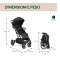 Passeggino Chicco Dolomiti Charcoal Portata 22 Kg