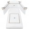 Set Erbesi Dudù Bianco Tortora