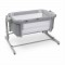 Culla Co-Sleeping Chicco Next2Me Magic Evo Grey Mist Dondolo, Inclinabile, Spondina Apribile, Altezza Regolabile
