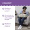 Cuscino Allattamento Chicco Boppy Deluxe Clouds