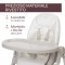Seggiolone Chicco Polly Armonia Motherpearl evolutivo da 0 Mesi a 40 kg