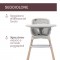 Seggiolone Chicco Zest Plus Wooden Grey