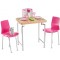 Accessori per Casetta Barbie Set Cuccioli con Tavolino e Sedie