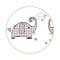 Box Esagonale Roba Jumbo Twins Grey