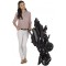 Passeggino Gemellare Graco Stadium Black Grey