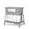 Lorelli Mini culla LAYLA 2in1 con sponda abbattibile Grigio
