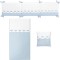 Completo Piumone Sfilabile Bimbi Dreams Class Bianco/Azzurro