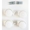 Set Ruote per Cassettiera Fasciatoio Nanan