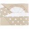 Set Lenzuola Andy & Helen per Maxi Culla Ricamato F3 3 pz Beige